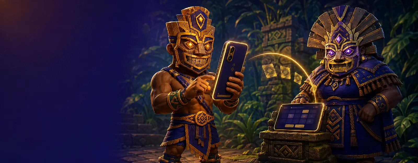 Gamblezen app — the same account on a phone and a tablet